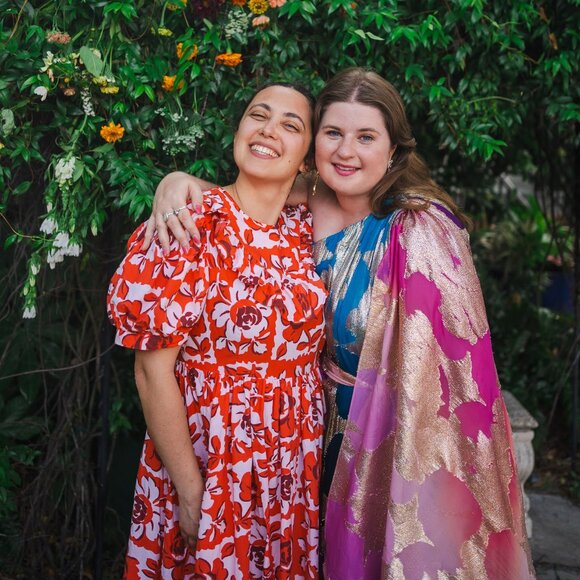 Halston Nisa Gold Ruched Printed Gown in Printed Fil Coupe - Picture 7 of 8